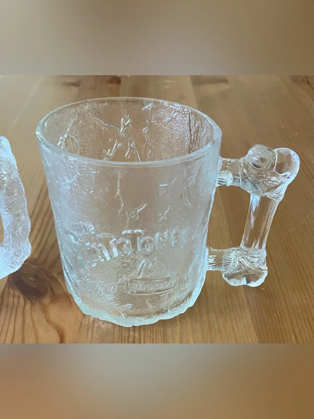 EUC Complete Set Collectable McDonalds Flintstones Glass Mug Set - Vintage 1993